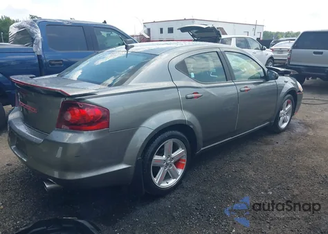 2013 Dodge Avenger Se из США, поврежденный, VIN 1C3CDZAB7DN648891